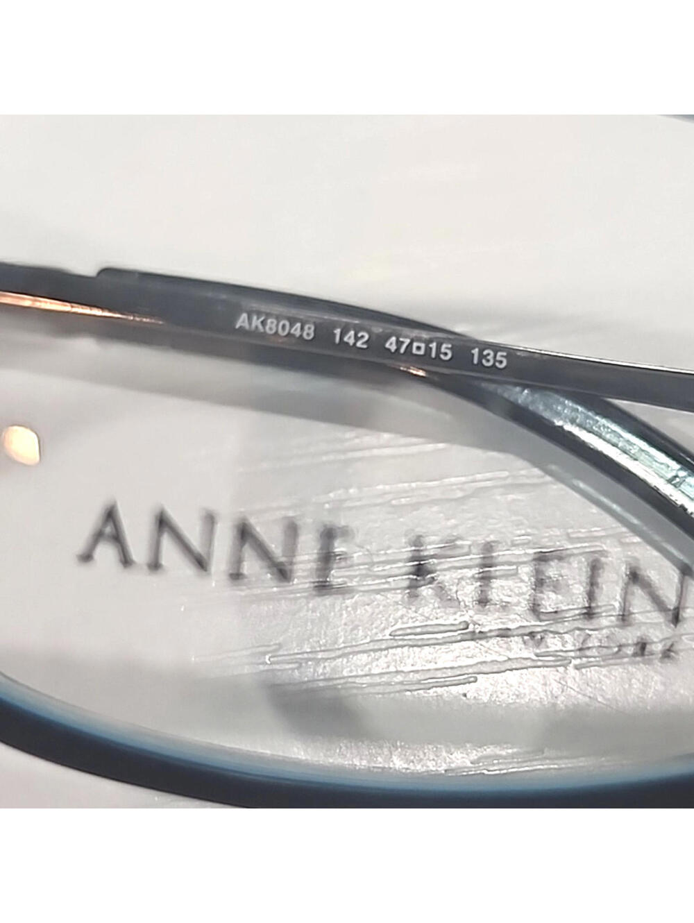 Anne Klein AK8048 142 Girls Petite Blue Eyeglasses 47-15 135 New - Picture 6 of 6